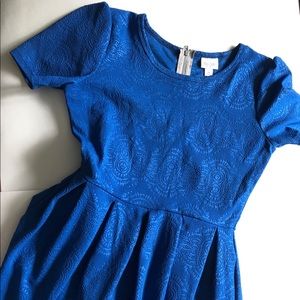 Medium Blue Lularoe Amelia Dress
